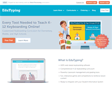 Tablet Screenshot of edutyping.com